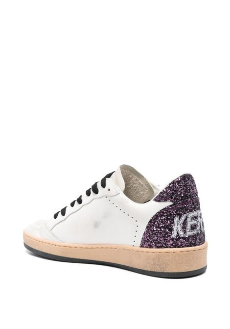 Sneakers ball star in bianco e viola Golden goose - donna GOLDEN GOOSE | GWF00117F00685982865